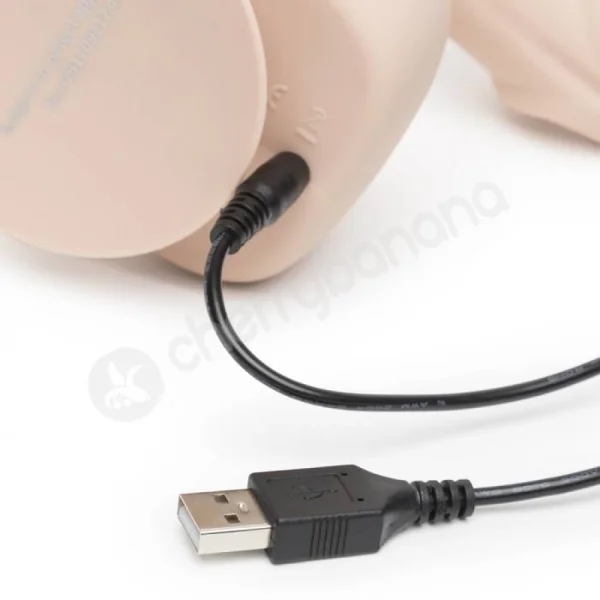 Uprize Flesh Remote Control Erecting 6" Vibrating Dildo