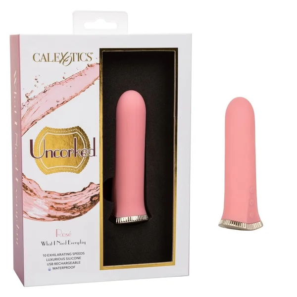 Uncorked Rosé Waterproof Rechargeable Silicone Vibrator By CalExotics — image 15 of 20