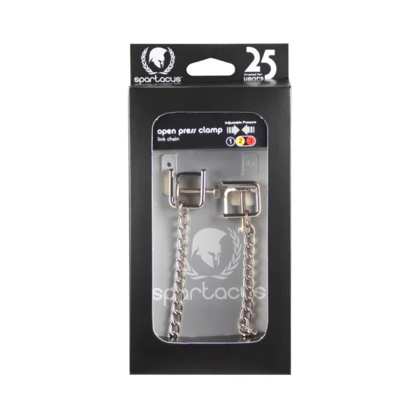 Spartacus Adjustable Nipple Clamps With Curbed Chain — image 6 of 9
