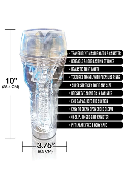 MSTR B8 In the Clear Mouth Stroker