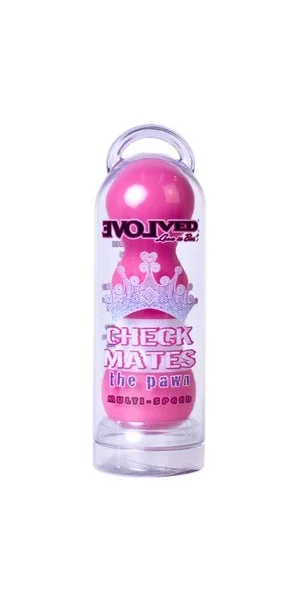 Evolved checkmates the pawn - pink