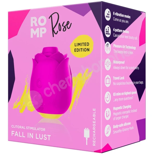 Romp Rose Limited Edition Fall In Lust Clitoral Stimulator