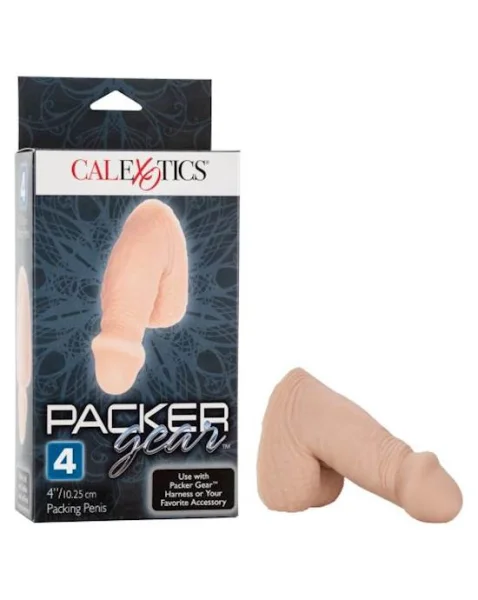 Packer Gear Silicone Packing Penis - Tan - 4 Inch