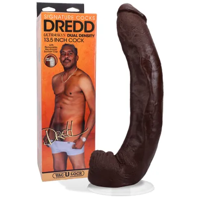 Doc Johnson Signature Cocks Dredd 13 5 Dual Density Realistic Dildo with Suction Cup