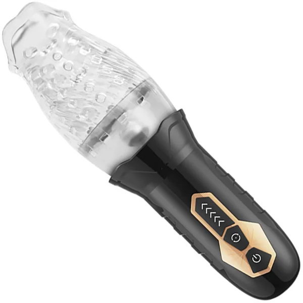 Cyclone Blowjob Rechargeable Rotating Vibrating Oral Sex Penis Masturbator