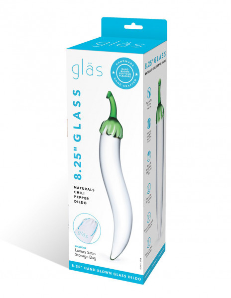 Glas 8.25" Chili Pepper Dildo