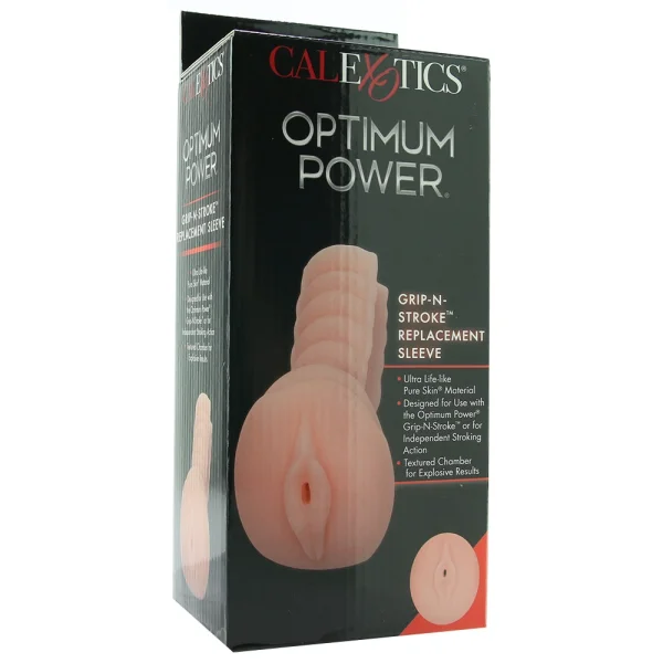 Optimum Power Grip-N-Stroke Replacement Sleeve -  Ivory