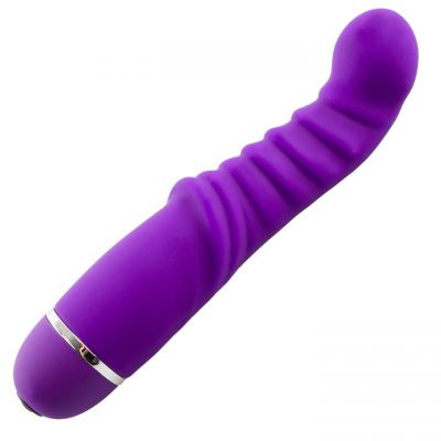 Bondara Purple Silicone 20 Function Ridged G Spot Vibrator