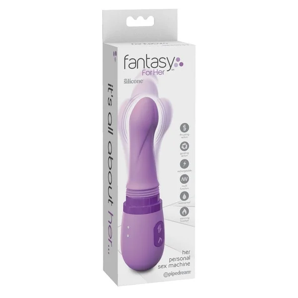 Fantasy For Her - Her Personal Sex Machine Rechargeable Silicone Thrusting Vibrator — image 9 of 11