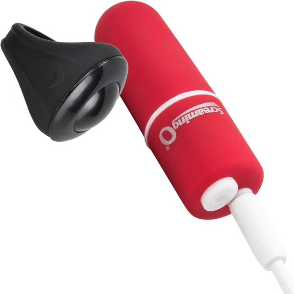 Charged My Secret Rechargeable 10 Function Remote Control Panty Vibe By Screaming O - Red — image 23 of 25