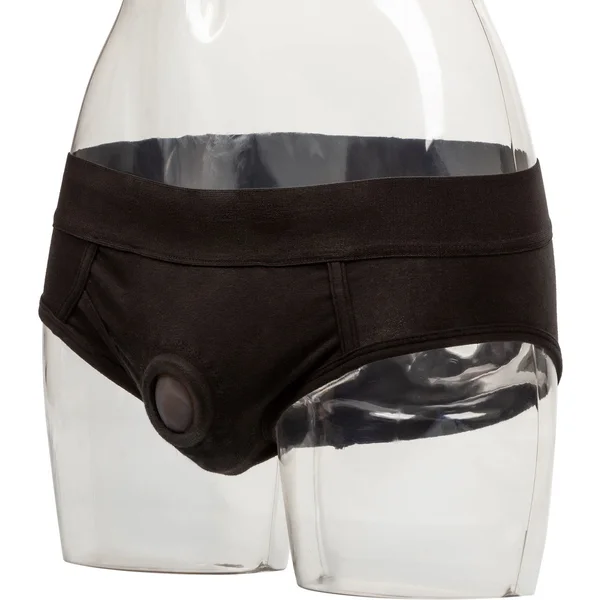 Packer Gear Silicone Packing Penis 4" / 10.25 cm By CalExotics - Coffee — image 18 of 20