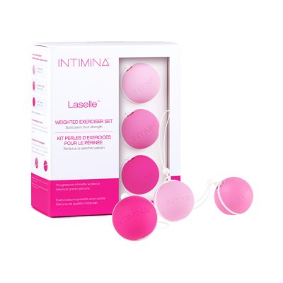 Intimina Laselle Routine Exercise Balls Set Pink
