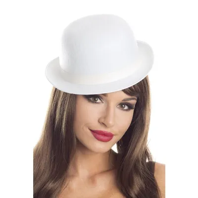 Derby Hat White Medium