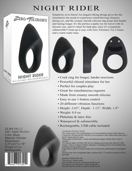 Night Rider Vibrating Cock Ring