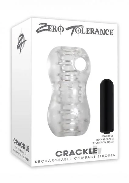 The Crackle Rechargeable Compact Stroker Clear
