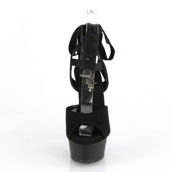 6 inches Heel, 1 3/4 inches PF Criss Cross Ankle Wrap Sandal — image 6 of 8