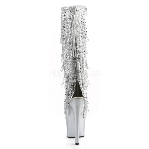 7 inches Lace-Up Stretch PF Knee Boot, Side Zip — image 4 of 12