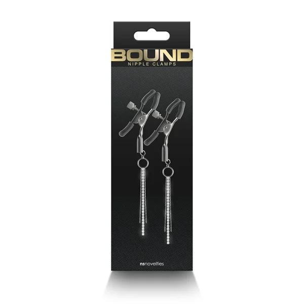 Bound Adjustable D3 Nipple Clamps by NS Novelties - Rose Gold