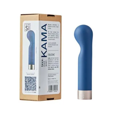 G Spot Vibrators Love Not War Kama Head Blue