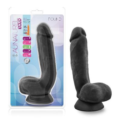 Au Naturel Bold Pound 8 5 Inch Dildo Black