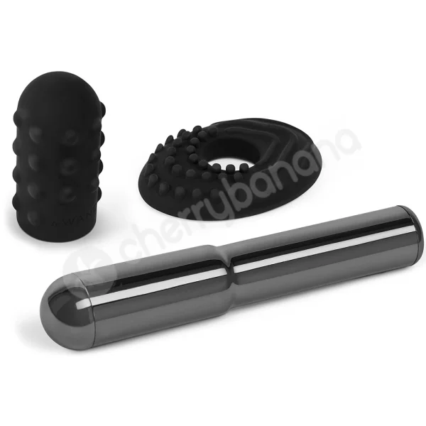 Le Wand Grand Black Chrome 15 Speed Bullet Vibrator