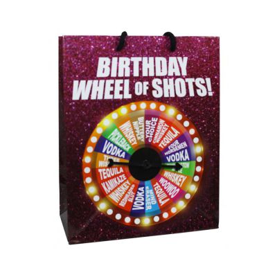 Happy Birthday Gift Bag Wheel Of Fortune Spinner