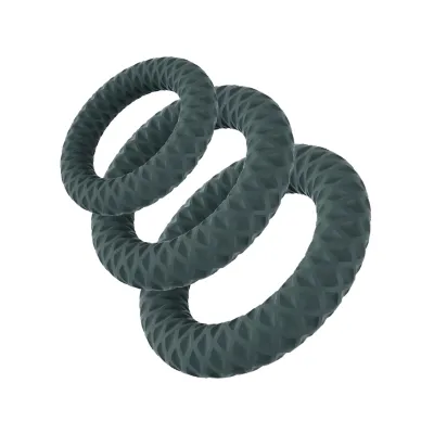 Maia Onyx 3pc C Ring Set