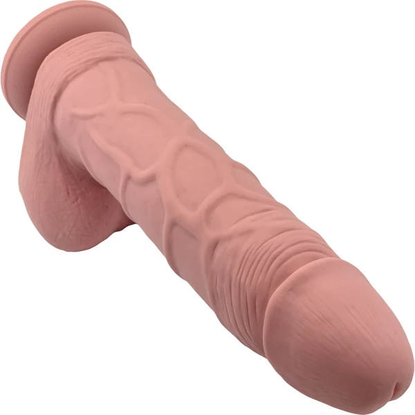 Caledor Medium 6" Realistic Silicone Dildo With Suction Cup & Balls By Pleasure Engine