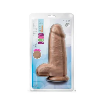 Au Naturel Chub Dildo 10 In Mocha