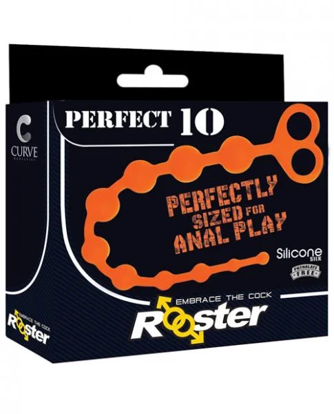 Rooster Perfect 10 Silicone Anal Beads