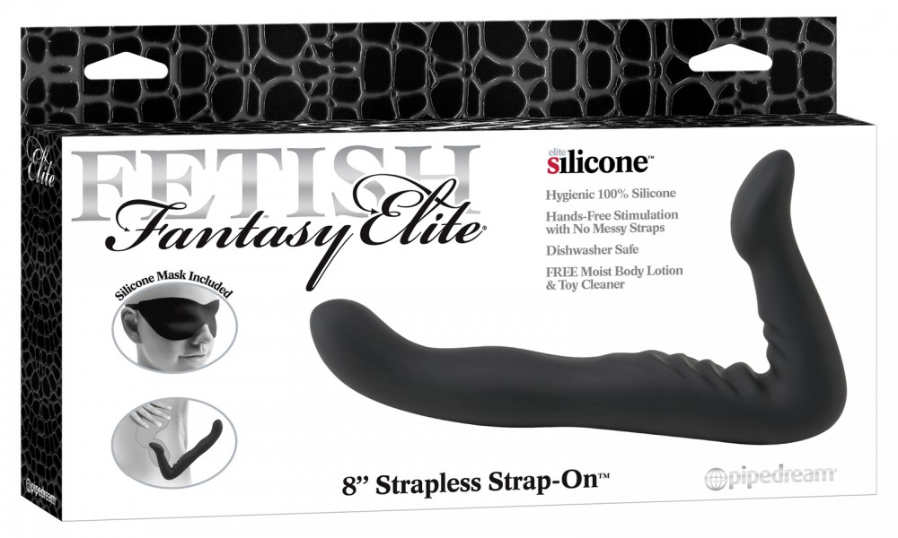 Strapless Strap - On 8 In. Black