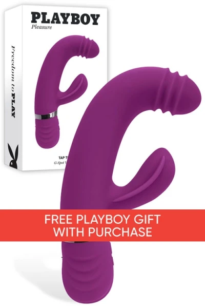 Playboy Tap That 6.5" Tapping Rabbit Vibrator