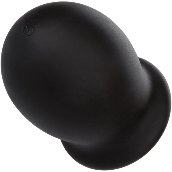 Boundless Rechargeable Vibrating Stroker Silicone Waterproof Penis Masturbator By CalExotics - Black