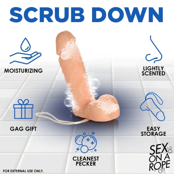 XR Brands Sex On A Rope Pecker Cleaner Soap