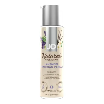 System JO Naturals Massage Oil Lavender Tahitian Vanilla
