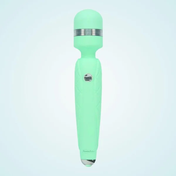 Pillow Talk Cheeky Silicone Waterproof Rechargeable Wand Style Vibrator - Teal — image 16 of 19