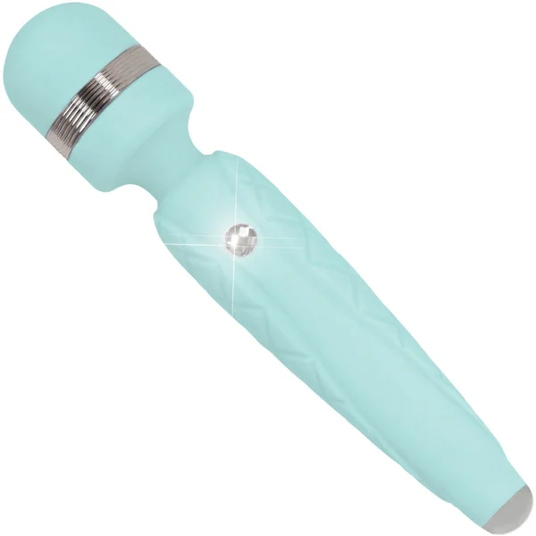Pillow Talk Cheeky Silicone Waterproof Rechargeable Wand Style Vibrator - Teal — image 24 of 25