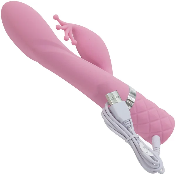 Pillow Talk Kinky Silicone Waterproof Rechargeable Dual Stimulation Vibrator - Pink — image 13 of 13