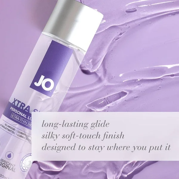 JO XTRA Silky Ultra-Thin Silicone Based Personal Lubricant 1 fl oz — image 8 of 12