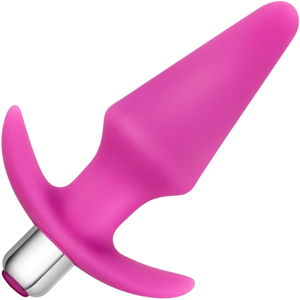 Luxe Discover Silicone Vibrating Butt Plug by Blush Novelties - Pink — image 4 of 5