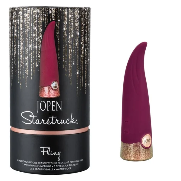 Starstruck Fling Waterproof Rechargeable Silicone Clitoral Vibrator by Jopen — image 16 of 22
