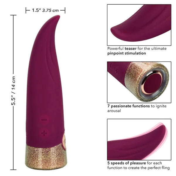 Starstruck Fling Waterproof Rechargeable Silicone Clitoral Vibrator by Jopen — image 21 of 22