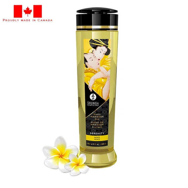 Shunga Erotic Massage Oil - Serenity - Monoi Scented 8 fl. oz — image 4 of 4