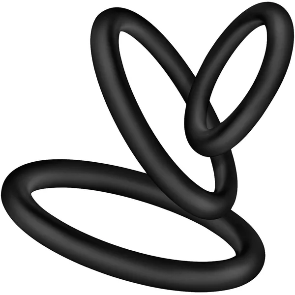 Performance VS4 Pure Premium Silicone Cock Rings By Blush Novelties - Black — image 8 of 12