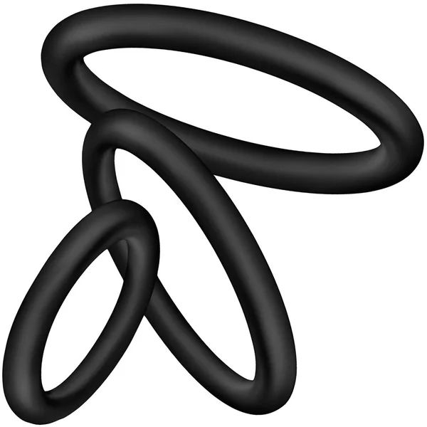 Performance VS4 Pure Premium Silicone Cock Rings By Blush Novelties - Black — image 10 of 12