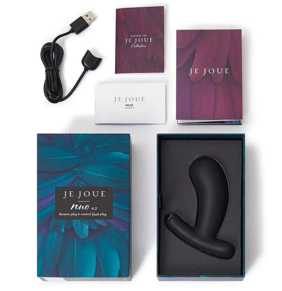 Je Joue Nuo V.2 App Controlled Vibrating Butt Plug - Black — image 16 of 16