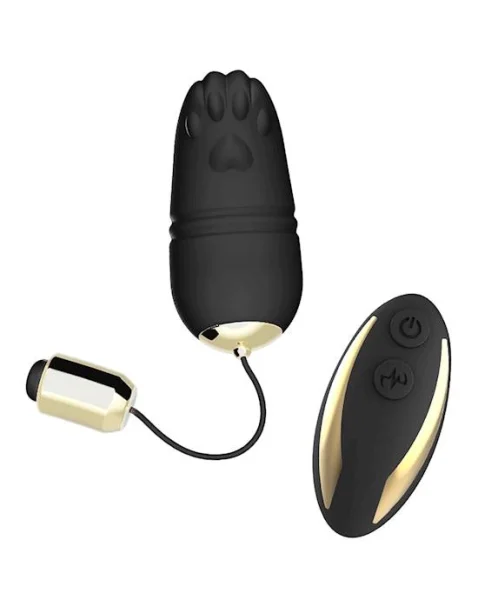 Paw Remote Control Clitoral Vibrator - Black - 2.8 Inch