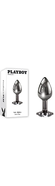 Playboy Small Tux 2.9" Metal Butt Plug