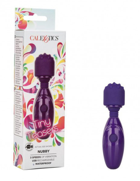 Tiny Teasers Nubby Mini Wand Clitoral Vibrator