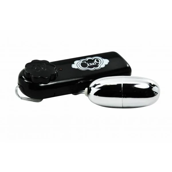 Cloud 9 Bullet Vibrator with Cock Rings Black